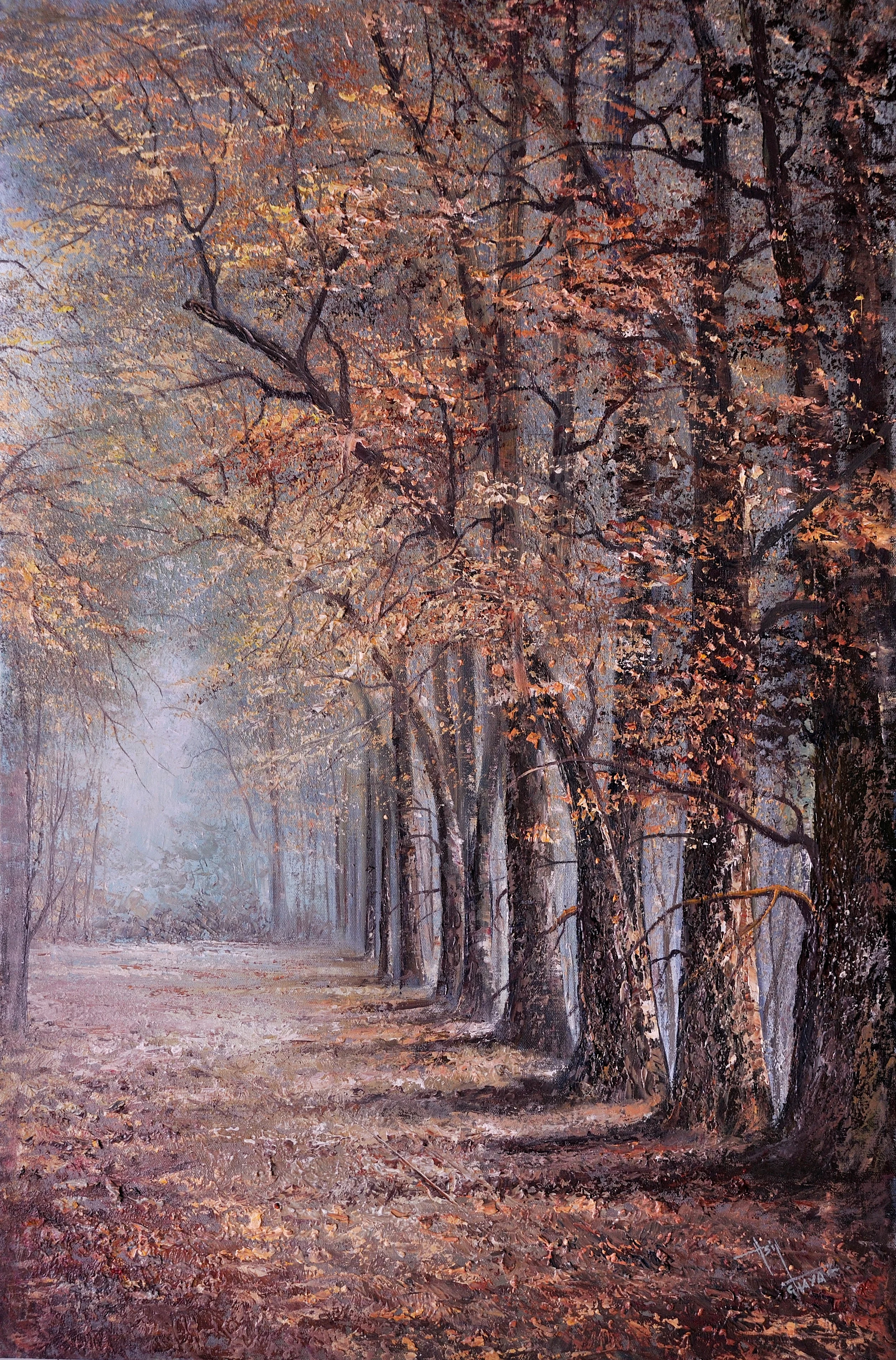 Landscape artwork by Asif Ghayaz