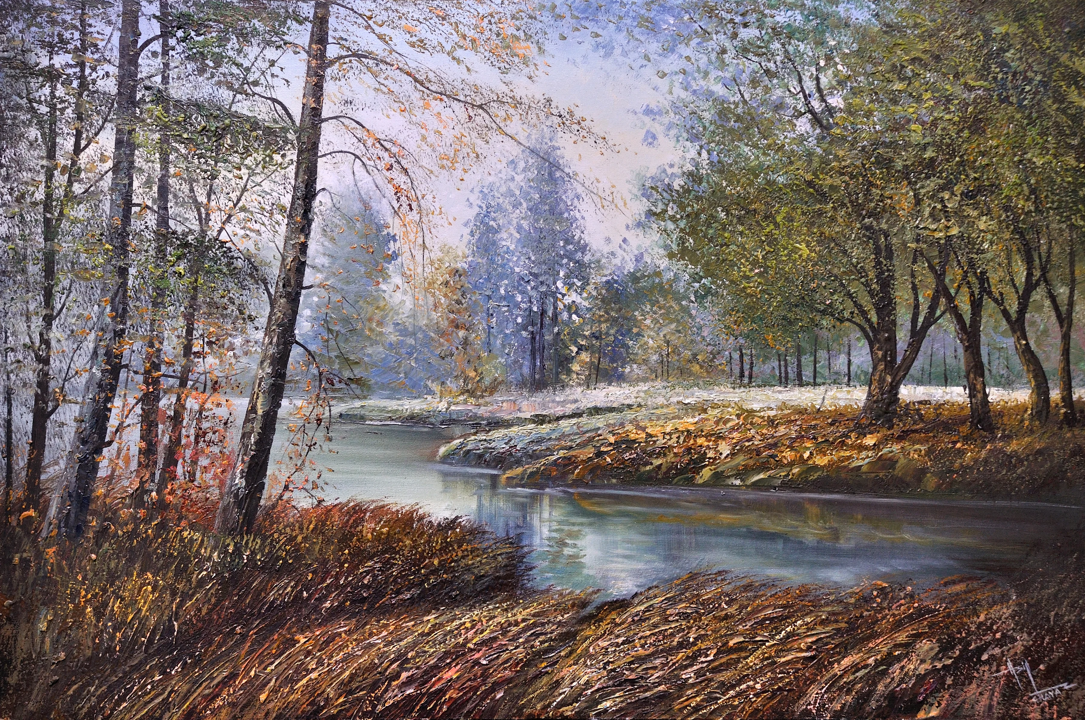 Landscape artwork by Asif Ghayaz