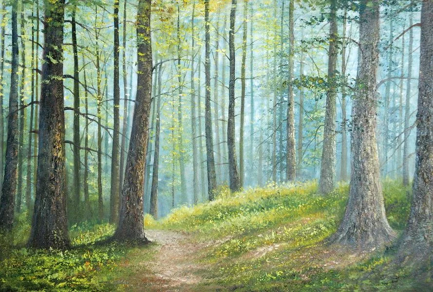 Landscape artwork by Asif Ghayaz