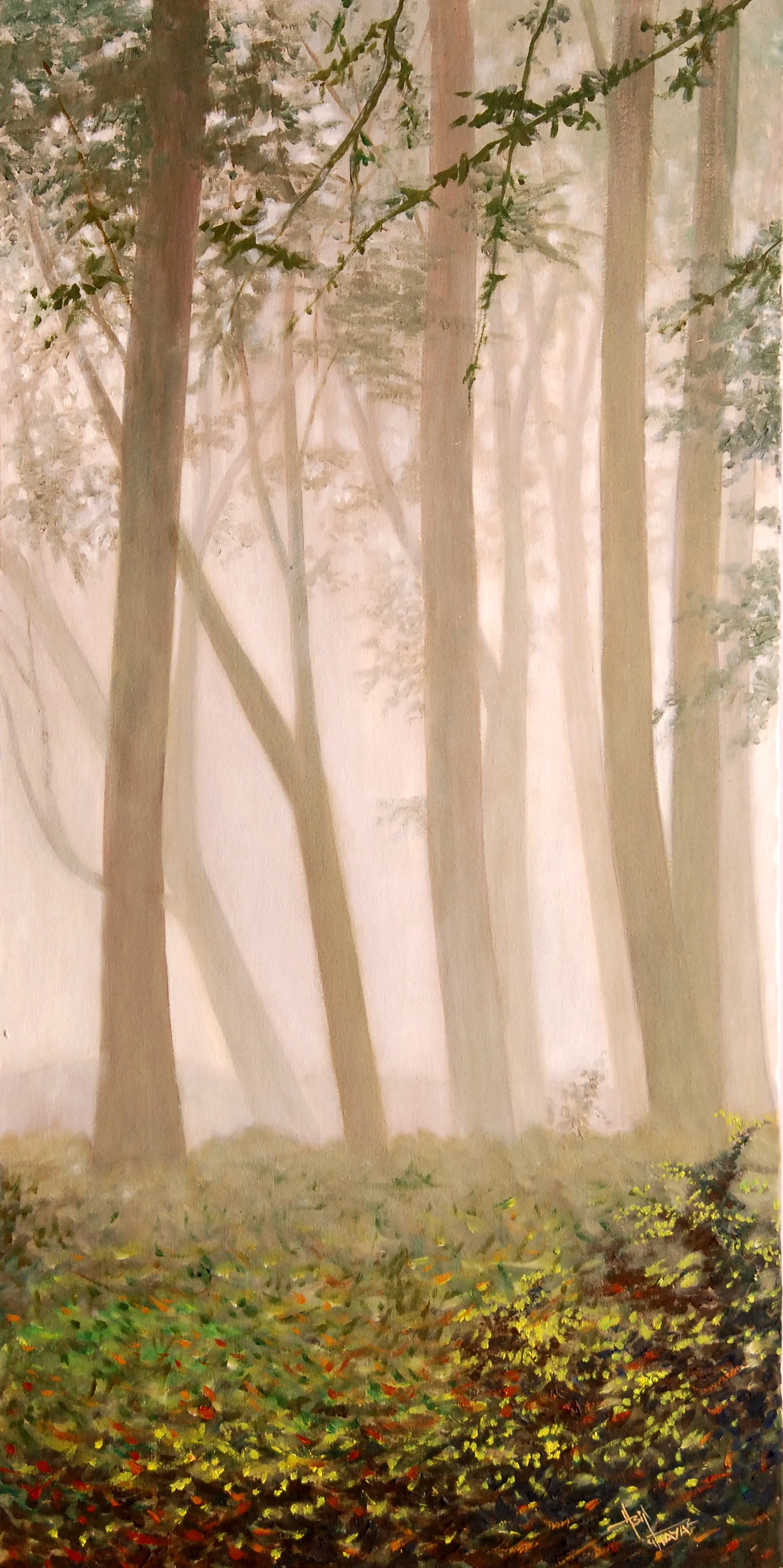 Landscape artwork by Asif Ghayaz