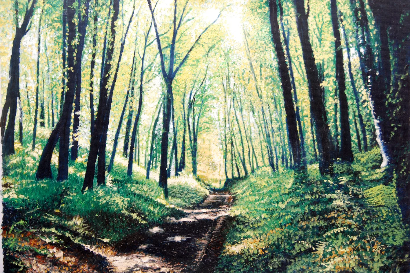 Landscape artwork by Asif Ghayaz