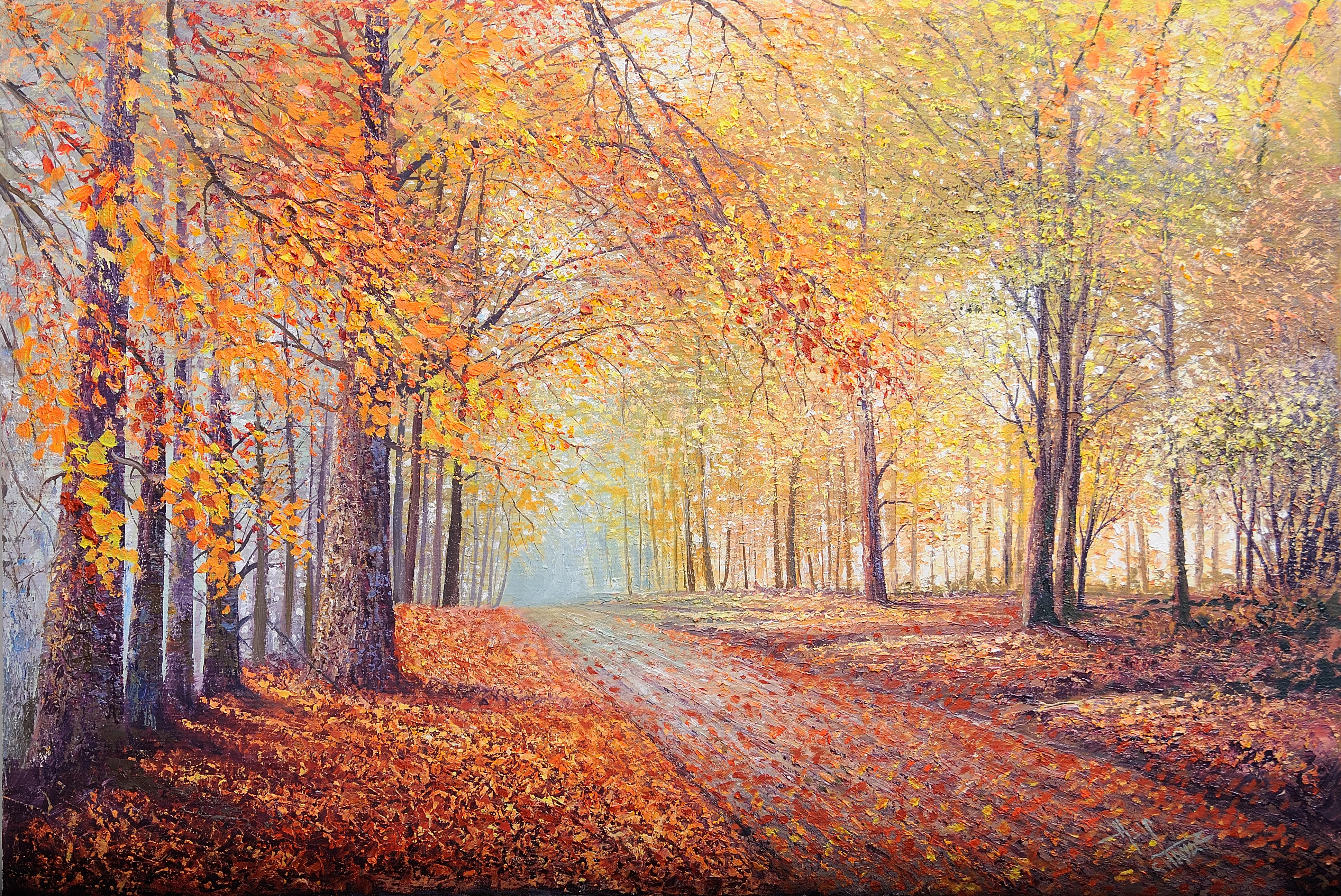 Landscape artwork by Asif Ghayaz