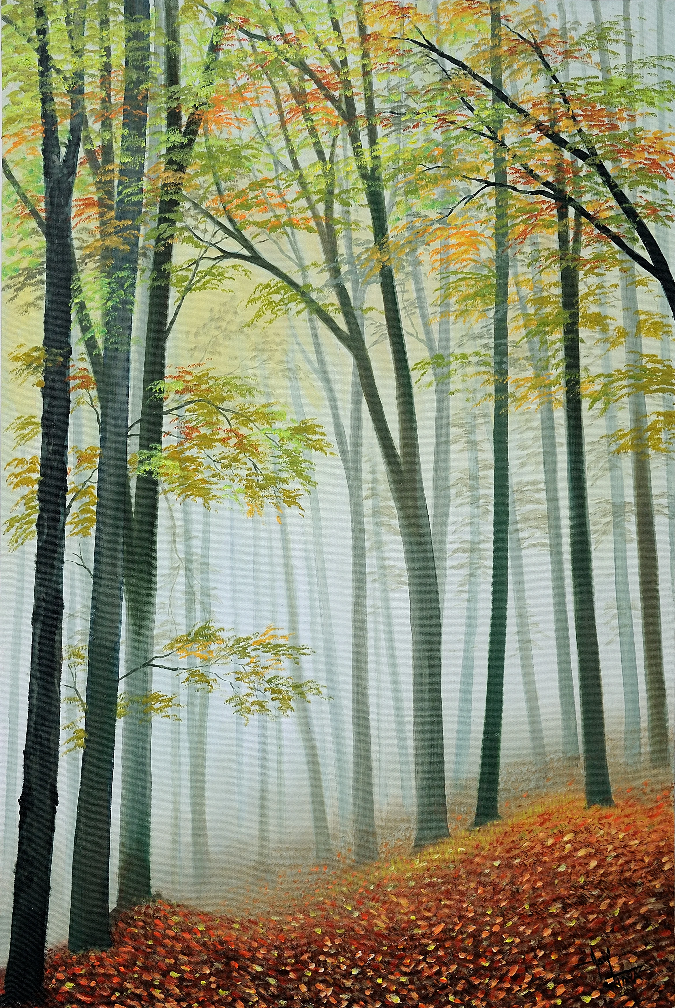 Landscape artwork by Asif Ghayaz