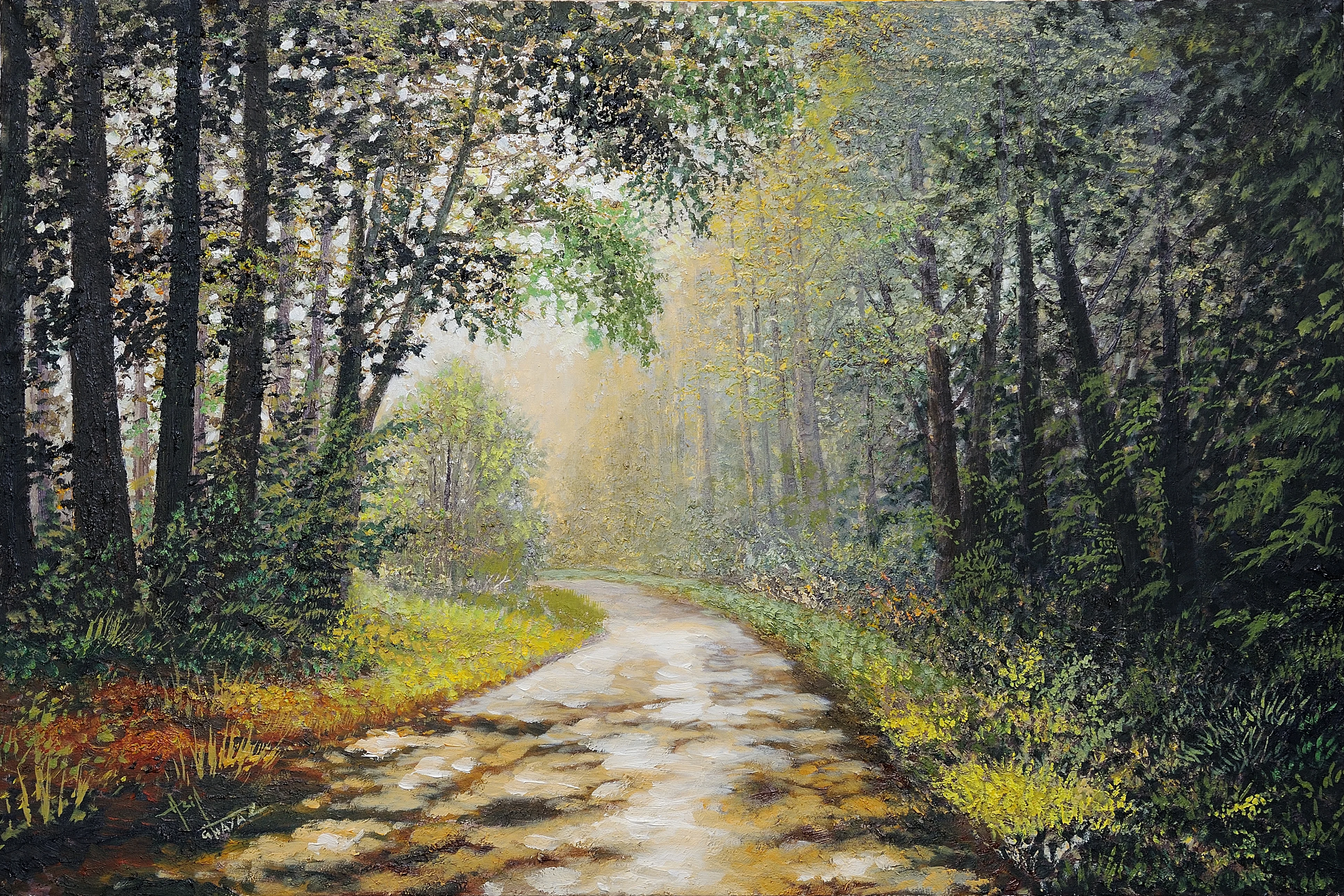 Landscape artwork by Asif Ghayaz