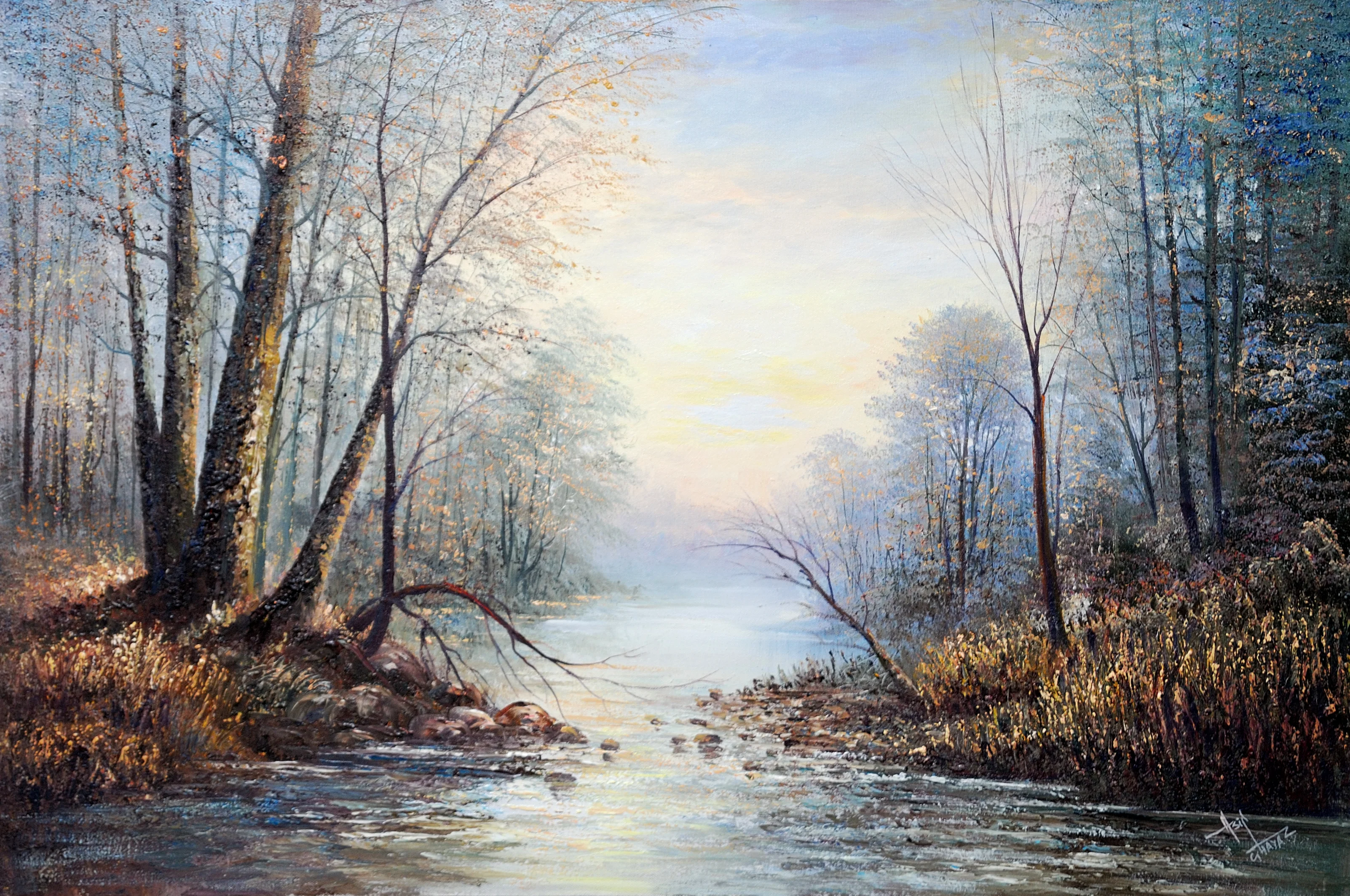 Landscape artwork by Asif Ghayaz