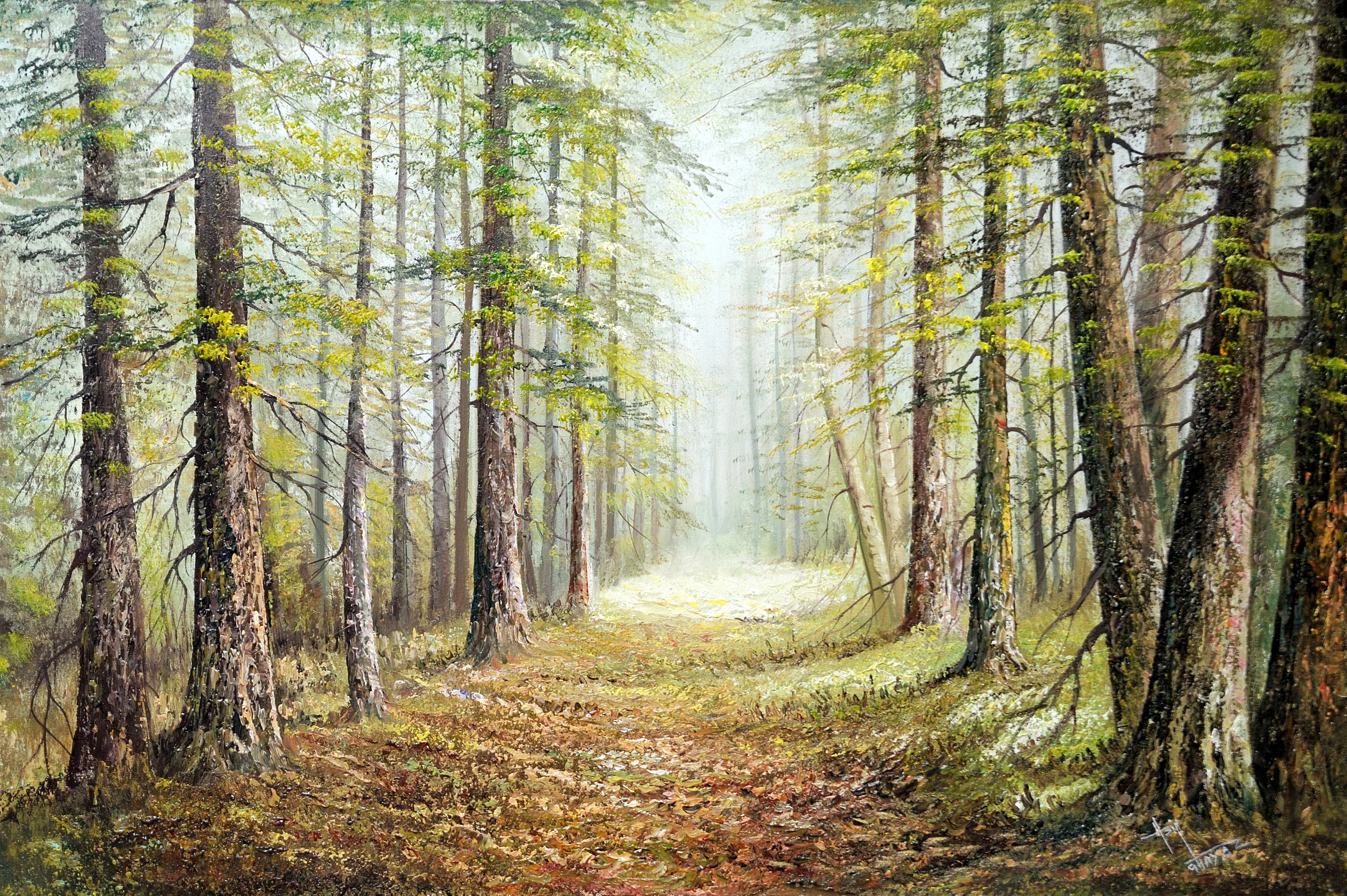 Landscape artwork by Asif Ghayaz