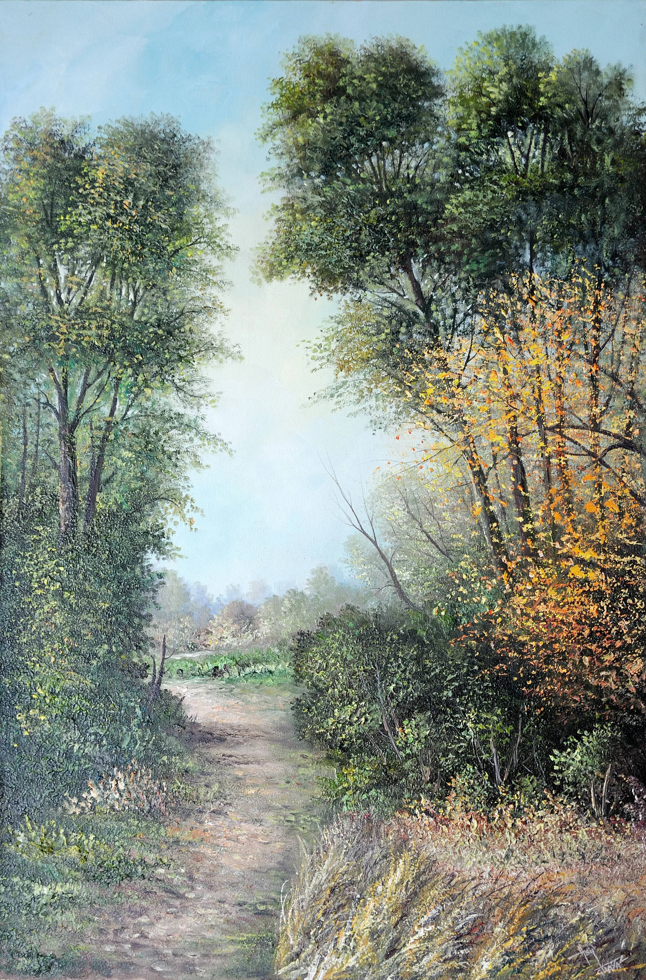 Landscape artwork by Asif Ghayaz