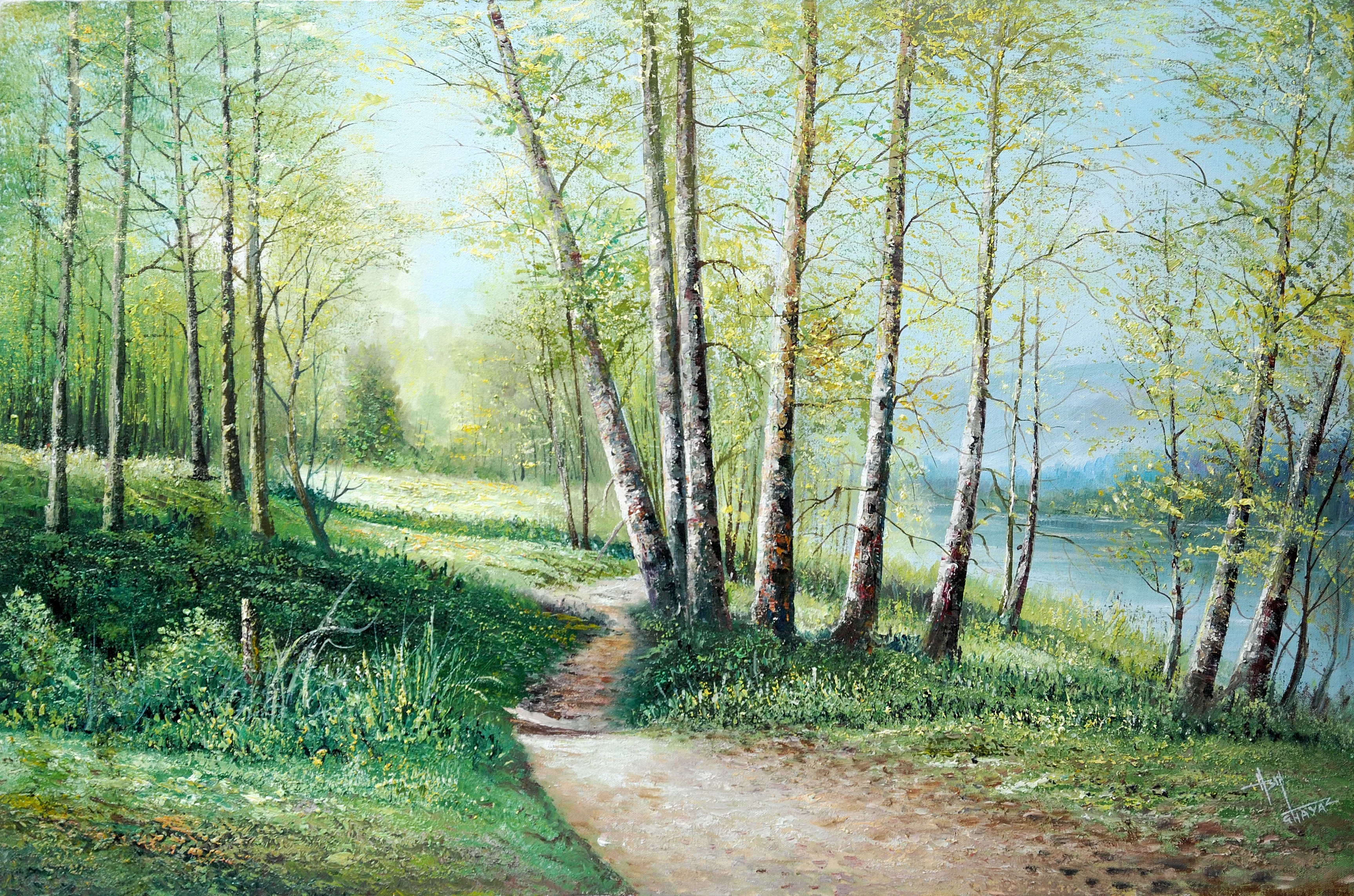 Landscape artwork by Asif Ghayaz