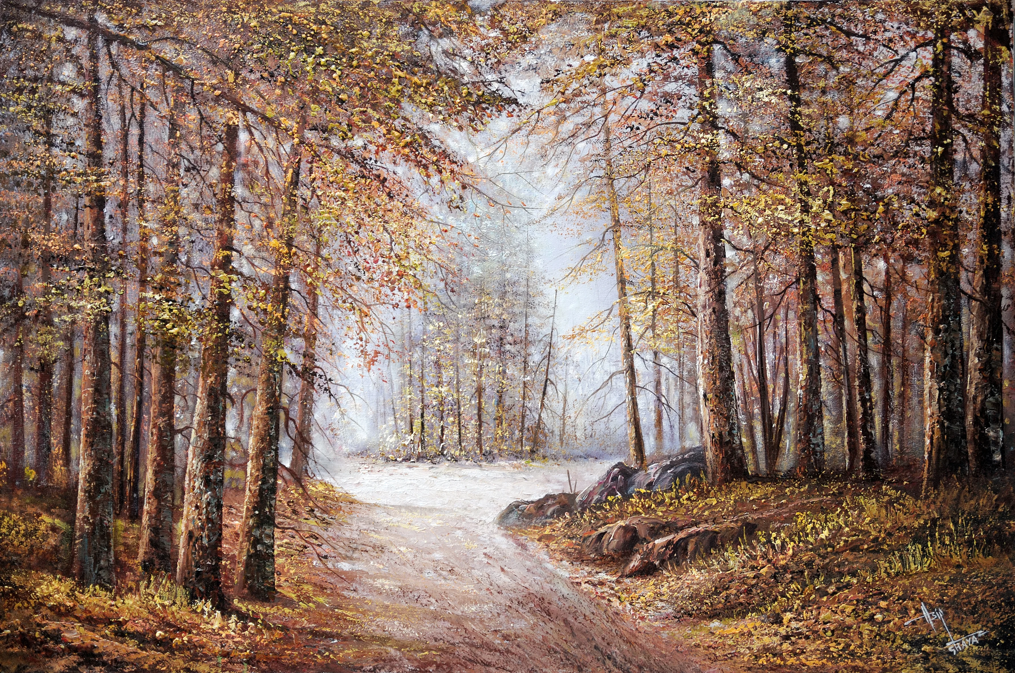 Landscape artwork by Asif Ghayaz