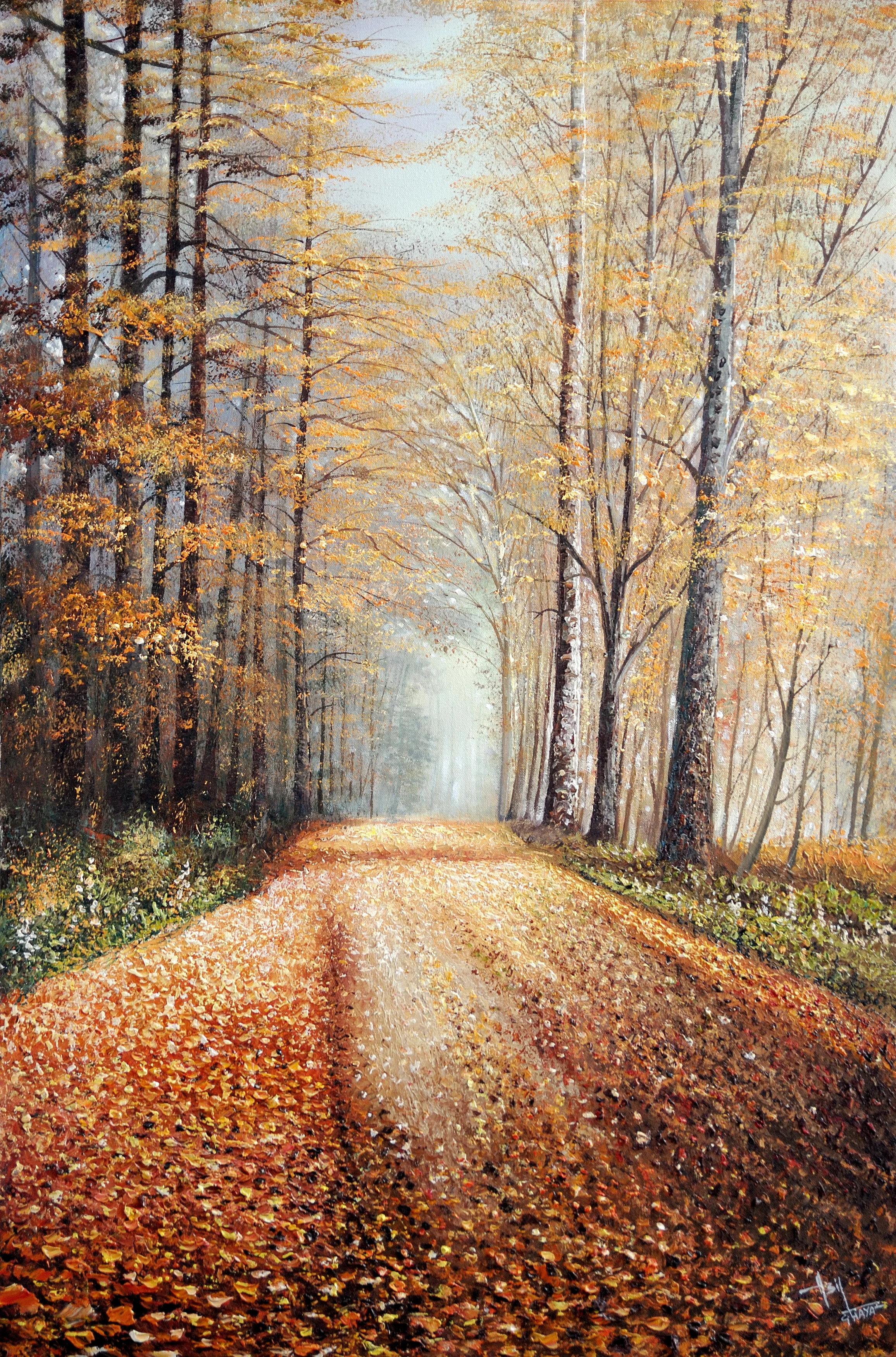 Landscape artwork by Asif Ghayaz