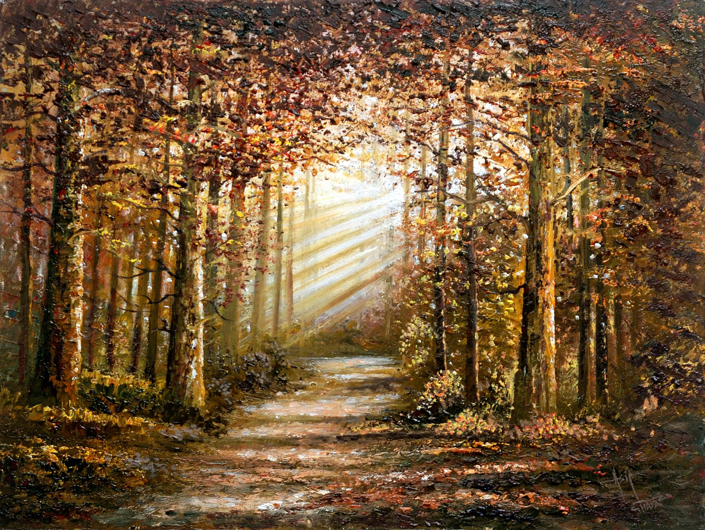 Landscape artwork by Asif Ghayaz