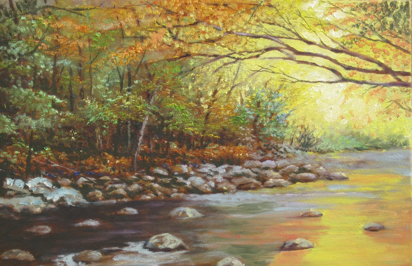 Landscape artwork by Asif Ghayaz