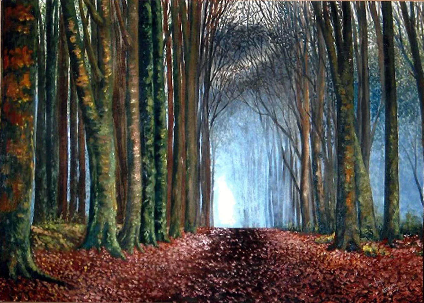 Landscape artwork by Asif Ghayaz