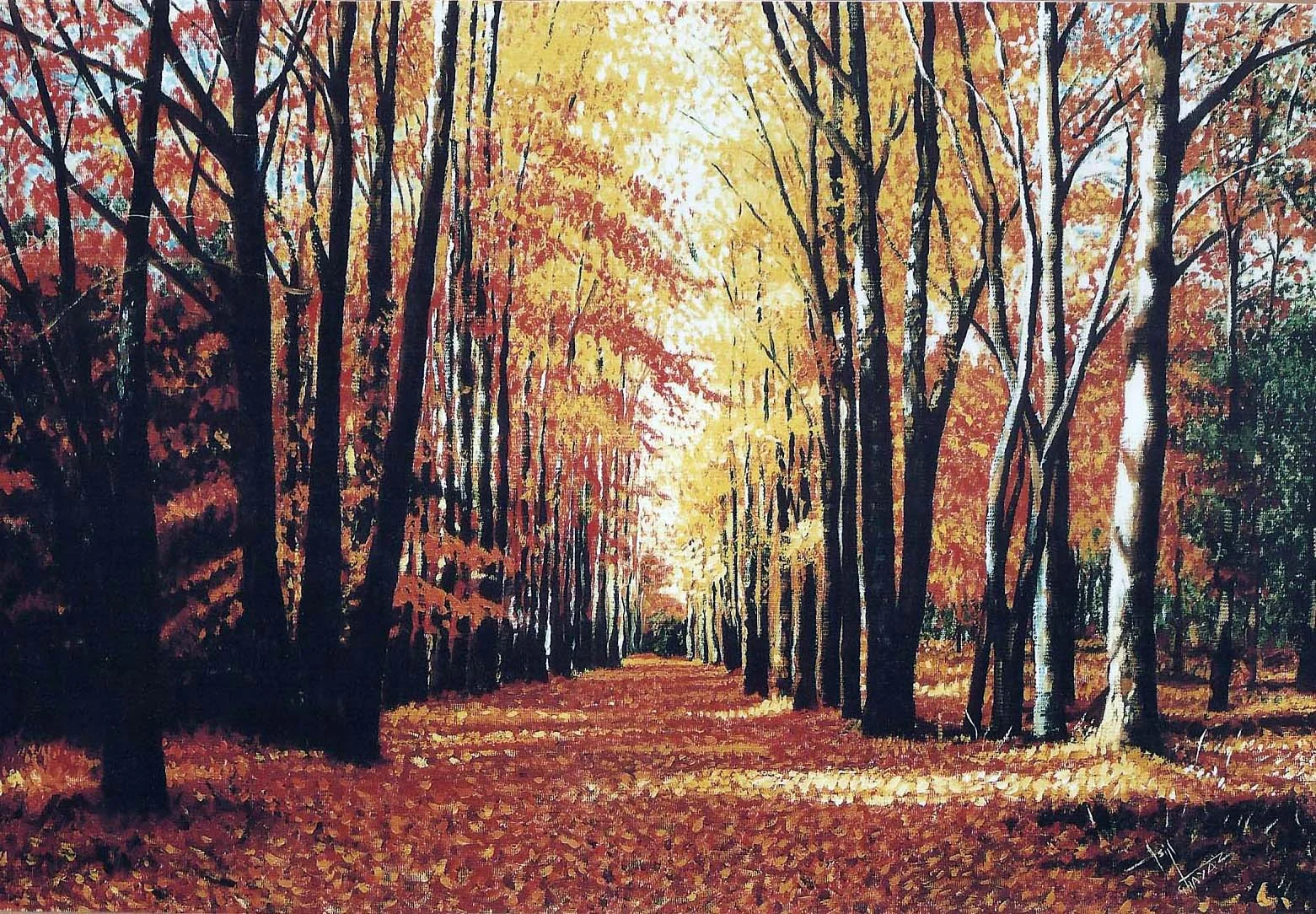 Landscape artwork by Asif Ghayaz