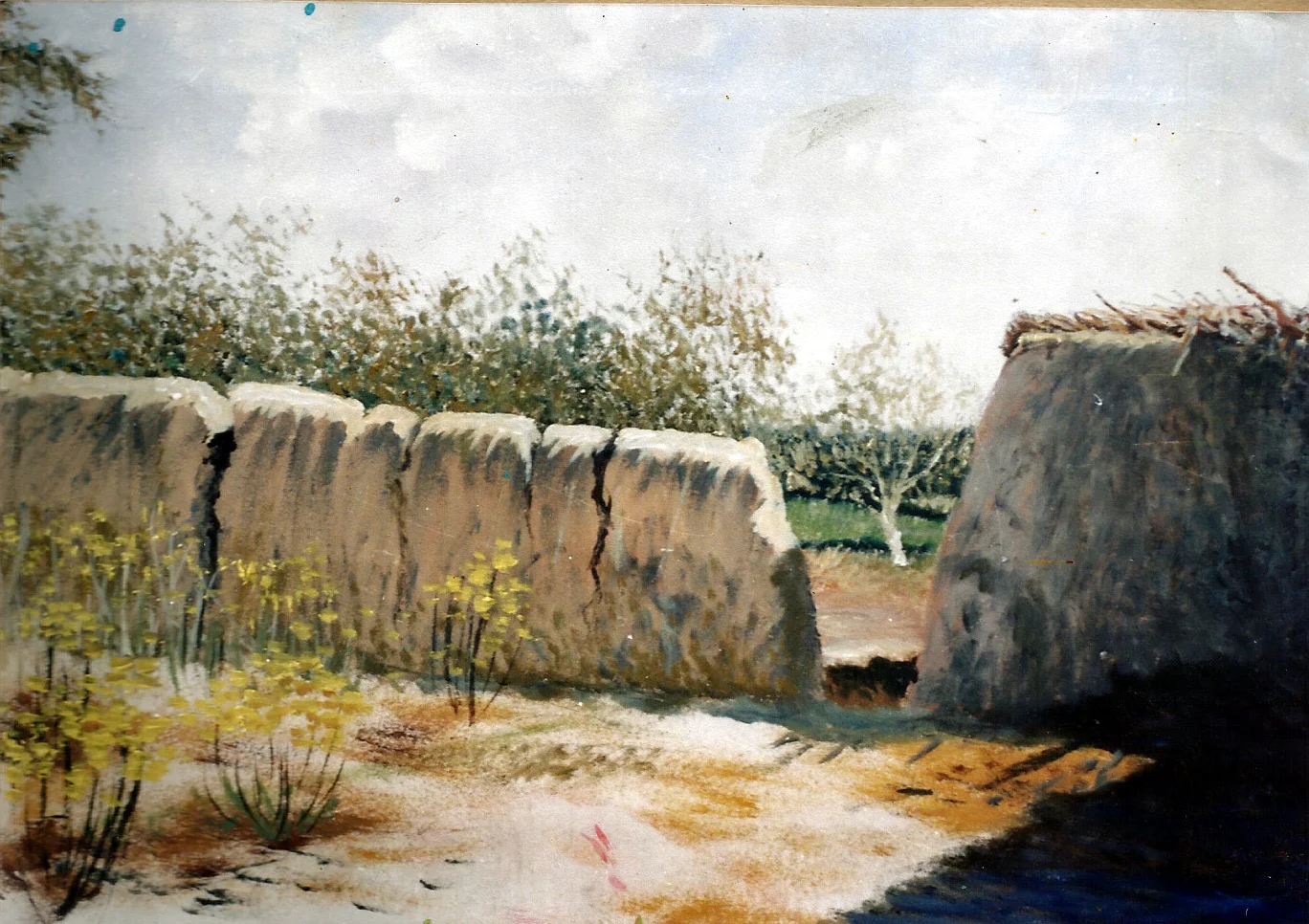 Architectural pen and ink drawing by Asif Ghayaz